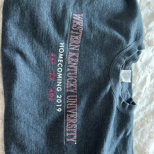 Large WKU western Kentucky university sweatshirt hoco
